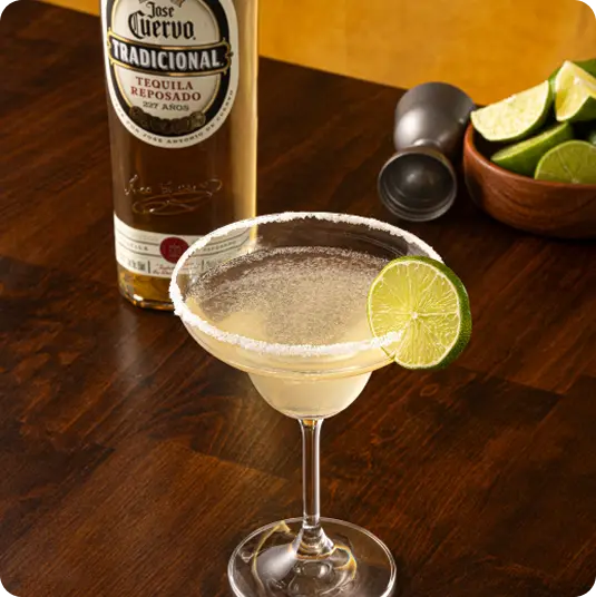 Margarita Tradicional receta con josé cuervo tradicional
